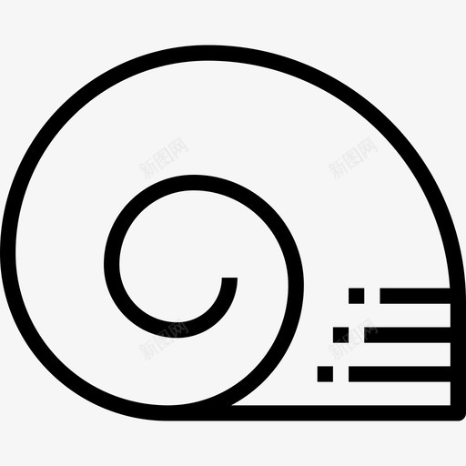 蜗牛可爱的维京人游戏2直线图标svg_新图网 https://ixintu.com 可爱的维京人游戏2 直线 蜗牛