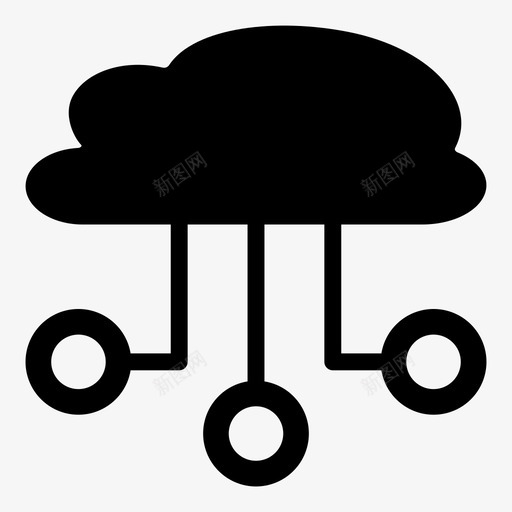 云计算云网络云共享图标svg_新图网 https://ixintu.com 云共享 云存储 云网络 云计算 台灯叶闪光灯咖啡云美元包