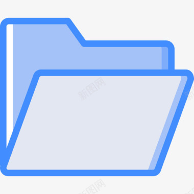 文件夹essentials14蓝色图标图标
