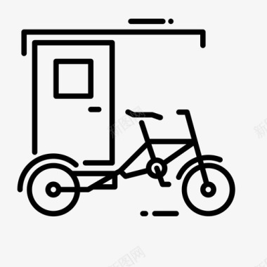 出租自行车城市自行车图标图标