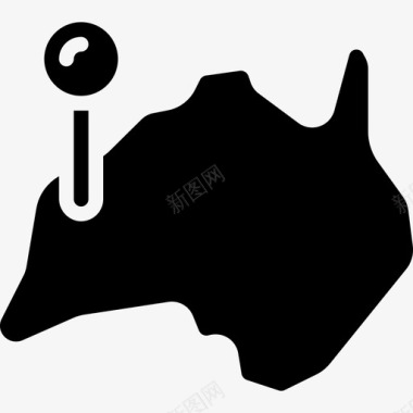 澳大利亚地理3填充图标图标