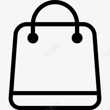 购物袋购物57直线型图标图标