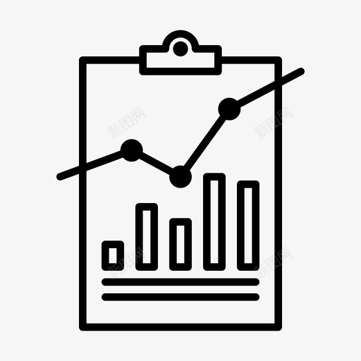 图表财务报表会计剪贴板图标svg_新图网 https://ixintu.com 专业业务 会计 剪贴板 图表财务报表 市场营销