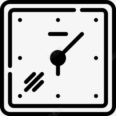 时钟商业149直线型图标图标