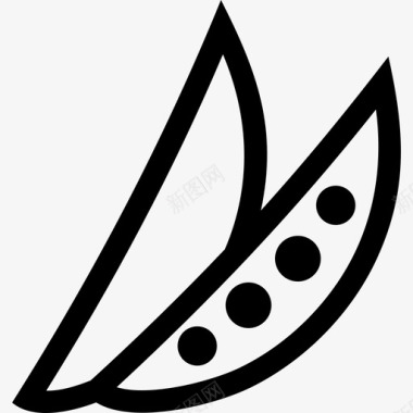 绿豆法式扣图标图标