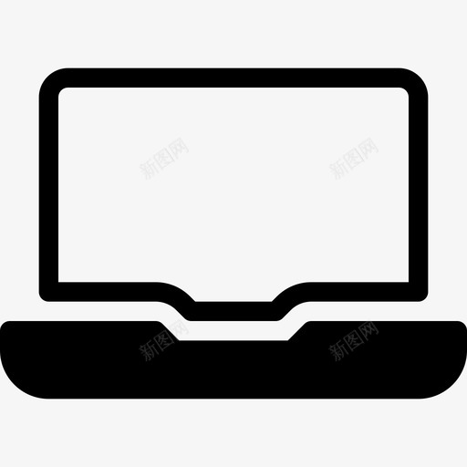 笔记本电脑台式电脑填充型图标svg_新图网 https://ixintu.com 台式电脑 填充型 笔记本电脑