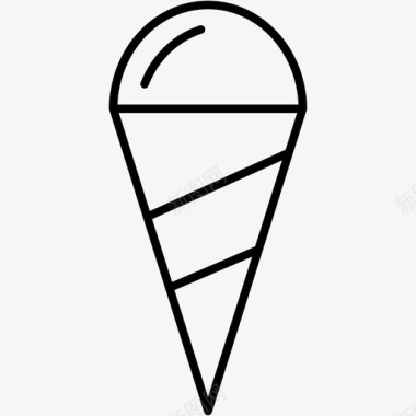 冰淇淋甜甜的图标图标