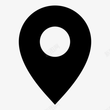 地图图钉位置地点图标图标