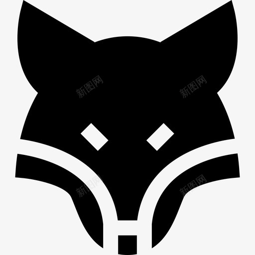 狐狸野生动物6填充图标svg_新图网 https://ixintu.com 填充 狐狸 野生动物6