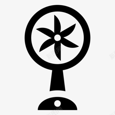 充电风扇室外基座基座风扇图标图标