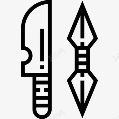 武器忍者2直线型图标图标