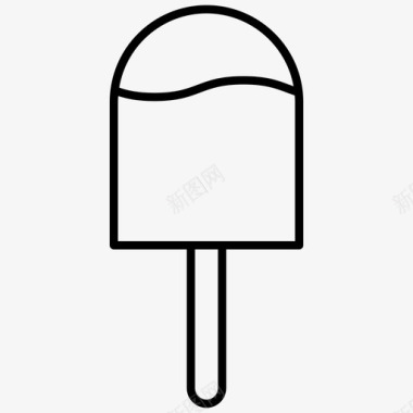 冰淇淋甜甜的图标图标