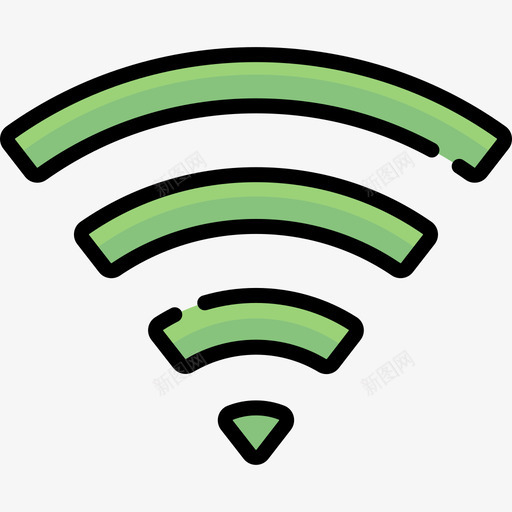 Wifi技术19线性颜色图标svg_新图网 https://ixintu.com Wifi 技术19 线性颜色