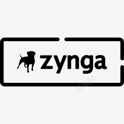 zyngaZynga视频游戏徽标3线性图标高清图片