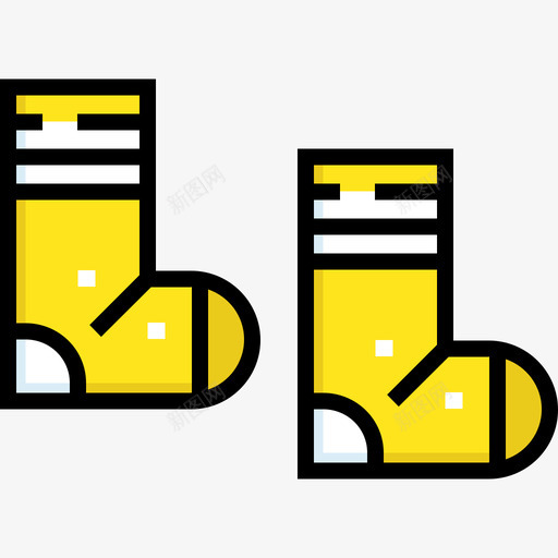 袜子冬装2线性颜色图标svg_新图网 https://ixintu.com 冬装2 线性颜色 袜子