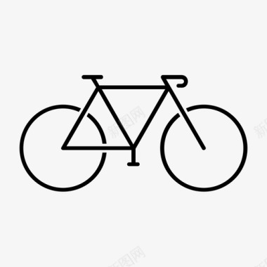 赛车自行车运动图标图标