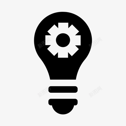 创意生产创意创意灯泡图标svg_新图网 https://ixintu.com 创意创意 创意生产 灯泡 生产开发 生产管理 生产计划 科学雕文图标