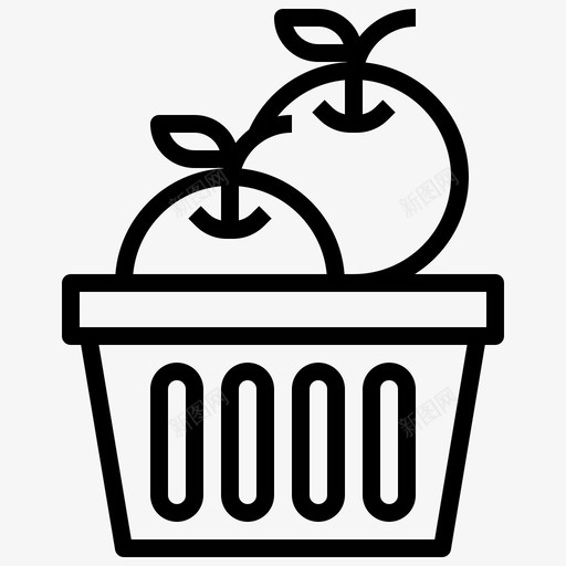 采购产品蔬菜盒子食物图标svg_新图网 https://ixintu.com 健康食品 园艺工具 有机 盒子 素食 采购产品蔬菜 食物