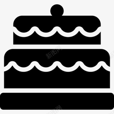 蛋糕面包房9填充图标图标