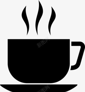 咖啡杯咖啡休息时间饮料图标图标