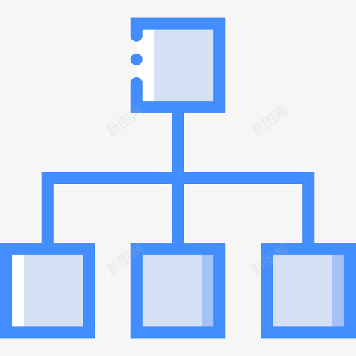 组织业务152蓝色图标svg_新图网 https://ixintu.com 业务152 组织 蓝色