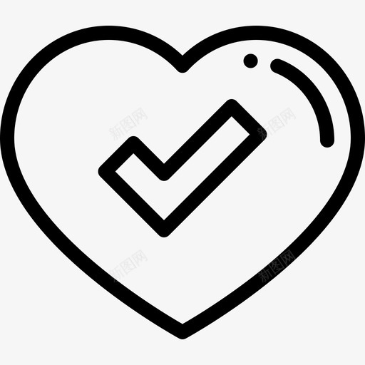 心脏约会应用程序8线性图标svg_新图网 https://ixintu.com 心脏 约会应用程序8 线性