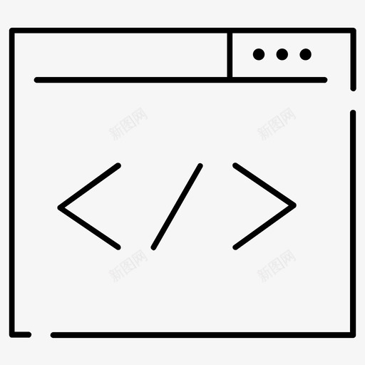 代码开发网站建设图标svg_新图网 https://ixintu.com 代码 开发 网站 网站建设 网页和计算机 网页设计