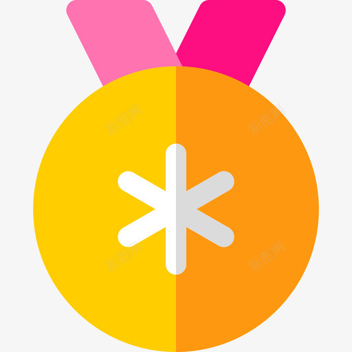 奖牌冬季运动9持平图标svg_新图网 https://ixintu.com 冬季运动9 奖牌 持平