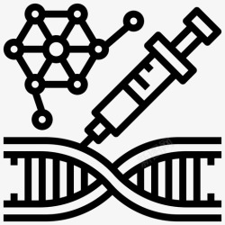 基因改造基因改造生物学脱氧核糖核酸图标高清图片