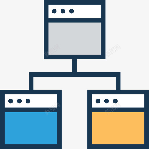 网络网页和开发12线颜色图标svg_新图网 https://ixintu.com 线颜色 网络 网页设计和开发12