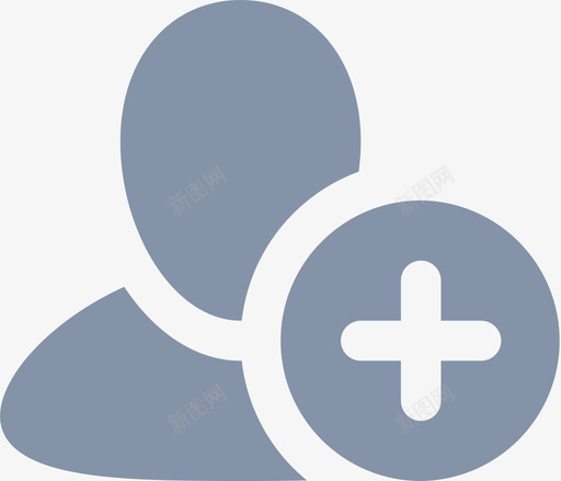 User Plus Iconsvg_新图网 https://ixintu.com User Plus Icon