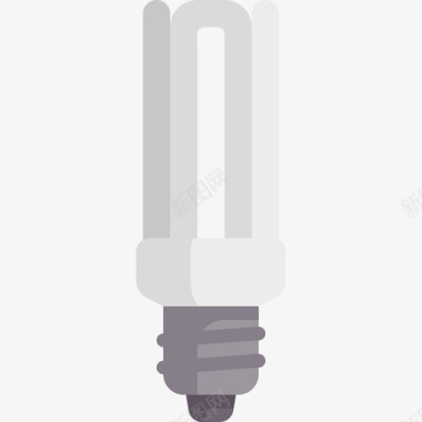 灯泡电工工具和元件2扁平图标图标
