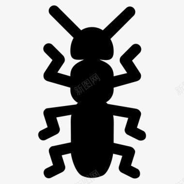 蜈蚣毛虫有害昆虫图标图标