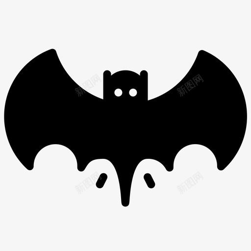 蝙蝠飞行蝙蝠哥特式图标svg_新图网 https://ixintu.com 万圣节 万圣节实心卷1 哥特式 蝙蝠 闹鬼 飞行蝙蝠