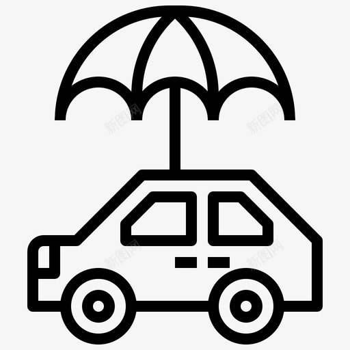 运输保险商业和金融保护图标svg_新图网 https://ixintu.com 保护 保护伞 商业和金融 安全 运输保险