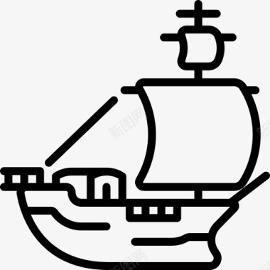 护卫舰航海3直线型图标图标