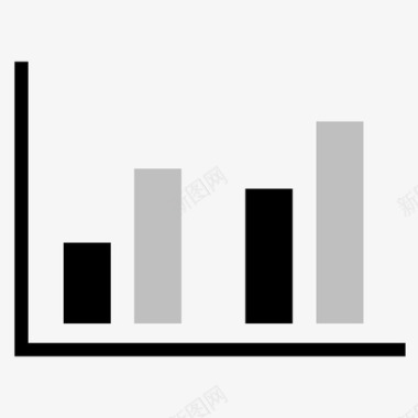 簇形柱状图图标