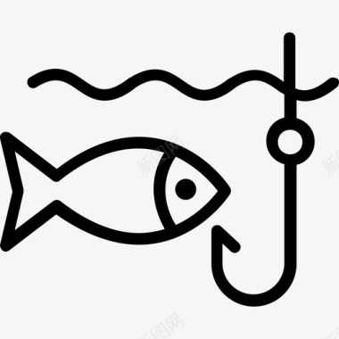 钓鱼钓鱼3直线型图标图标