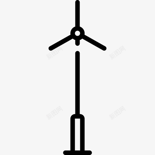 风车电工工具和元件3线性图标svg_新图网 https://ixintu.com 电工工具和元件3 线性 风车