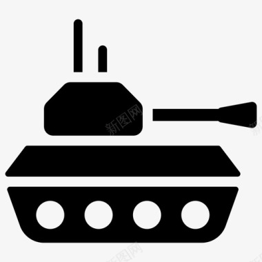 陆军坦克军用坦克战争坦克图标图标