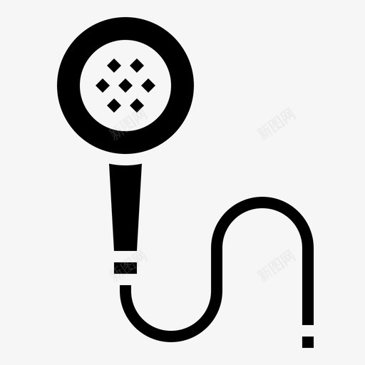 淋浴浴缸浴室图标svg_新图网 https://ixintu.com 冷却 把手 水 浴室 浴室符号 浴缸 淋浴