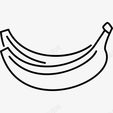 香蕉食品46直系图标图标