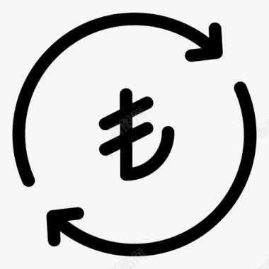 兑换里拉业务货币图标图标