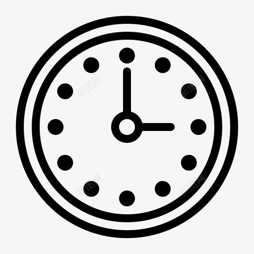 工作时间时钟管理图标svg_新图网 https://ixintu.com 工作时间 手表 时钟 管理 管理业务