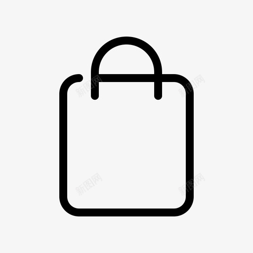 购物购物袋时尚图标svg_新图网 https://ixintu.com 图标商场开放线 时尚 购物 购物中心 购物袋