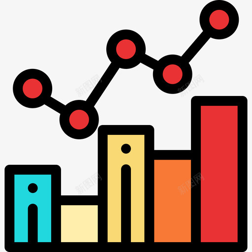 利润图表2线性颜色图标svg_新图网 https://ixintu.com 利润 图表2 线性颜色