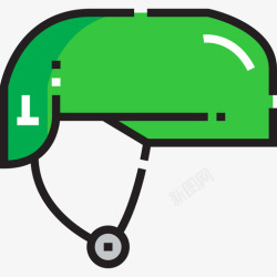 滑板车PNG头盔自动平衡电动滑板车2线性颜色图标高清图片