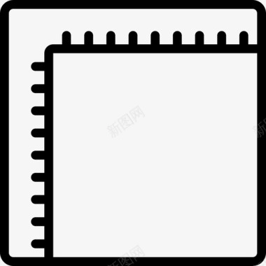 标尺桌面出版4线性图标图标
