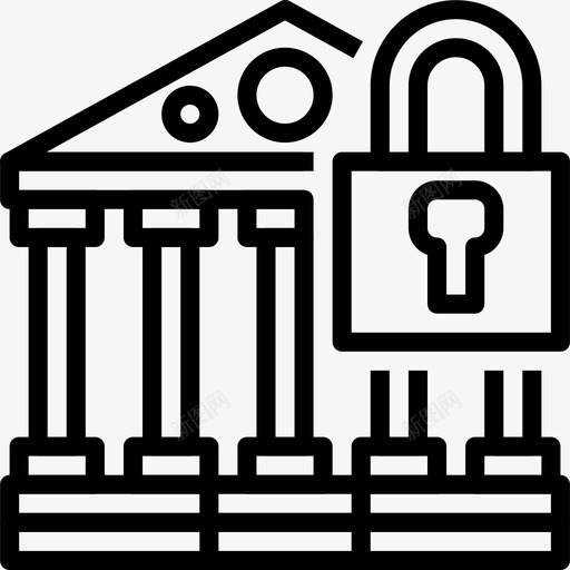 银行货币24直系图标svg_新图网 https://ixintu.com 直系 货币24 银行