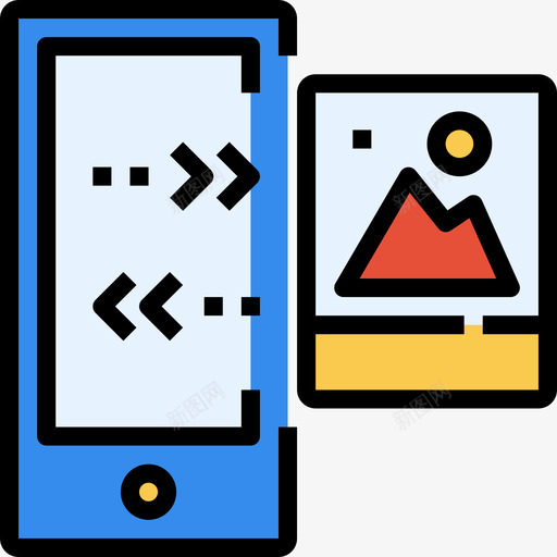 智能手机物联网24线性颜色图标svg_新图网 https://ixintu.com 智能手机 物联网24 线性颜色